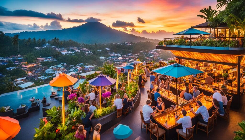 Bar atap di Bali