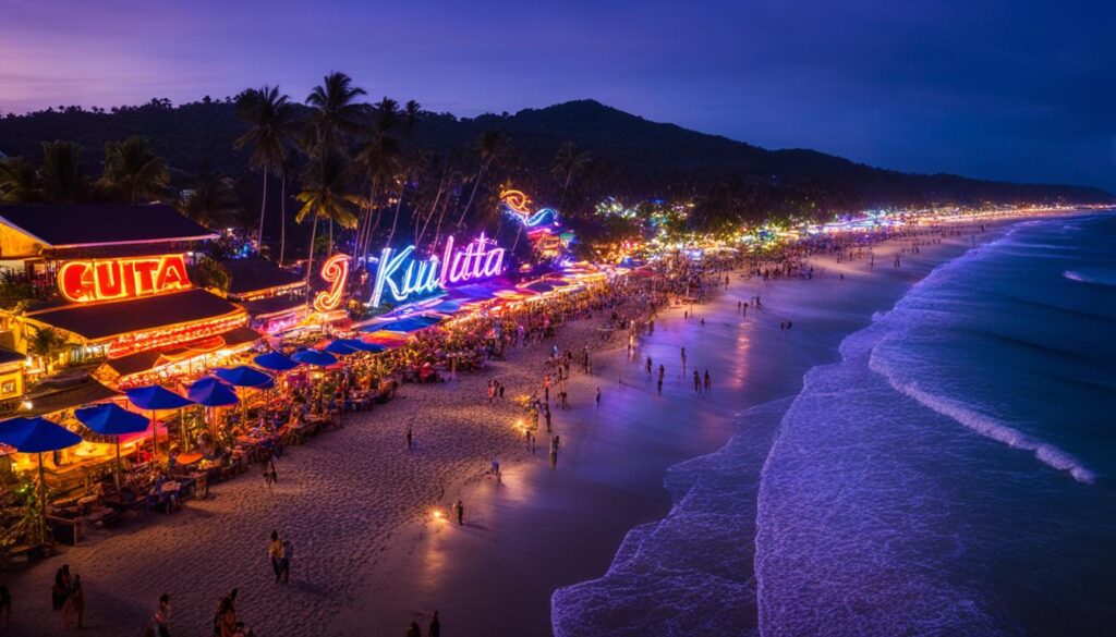 Wisata Malam Pantai Kuta