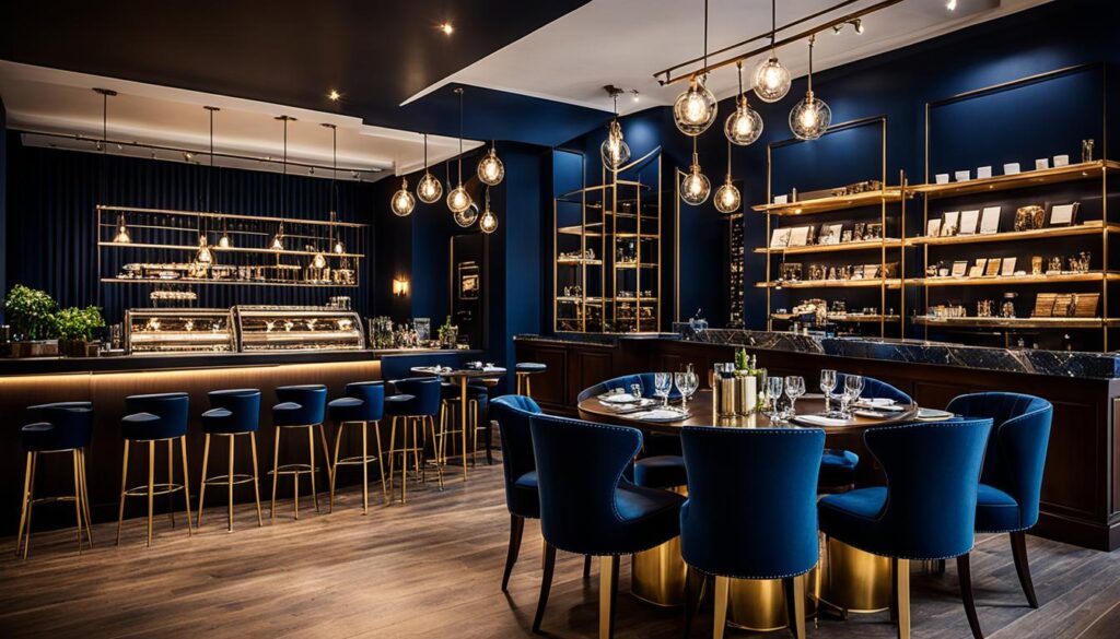 Desain Interior Elegan Cafe Malam Terbaik