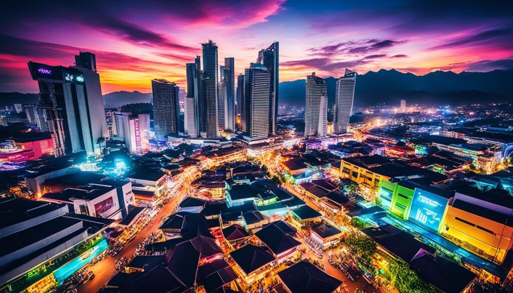 Hiburan malam Kota malam