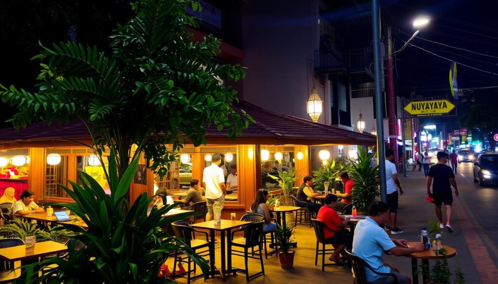 Cafe malam Surabaya