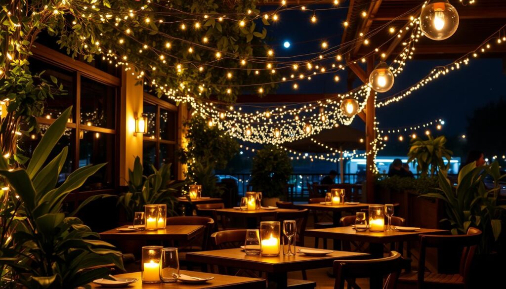 Suasana Romantis Cafe Malam Terbaik