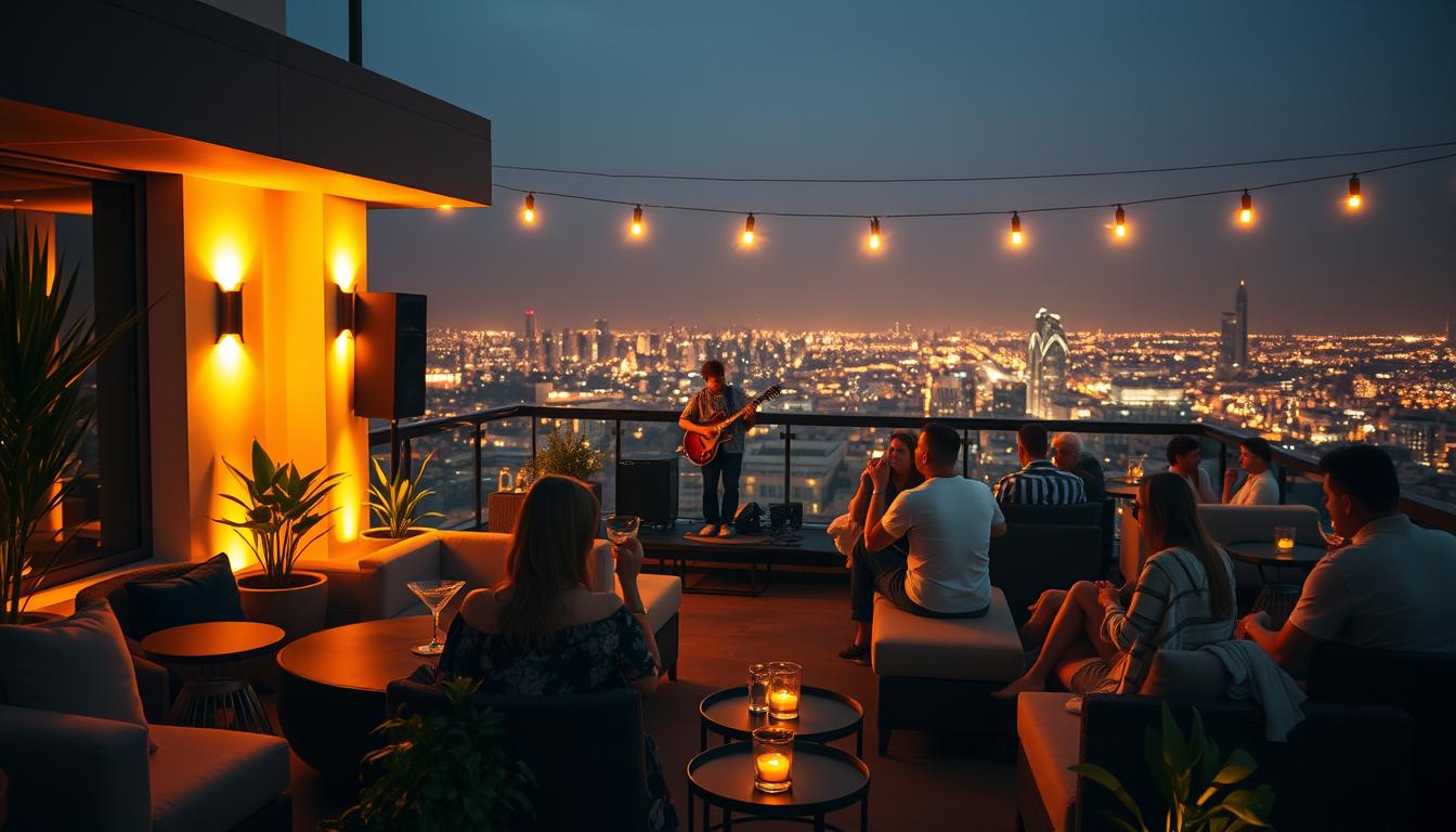 Nikmati Malam di Lounge Rooftop dengan Musik Live