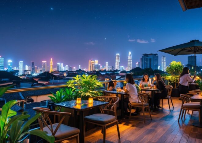 10 Cafe Malam Terbaik di Indonesia dengan Pemandangan Kota yang Menawan untuk Santai Sore Anda