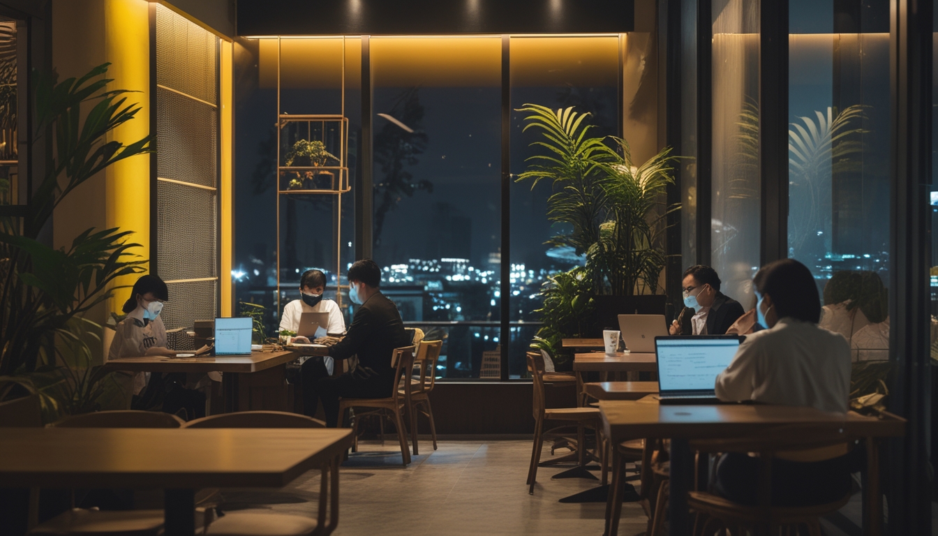 10 Cafe Malam Terbaik di Indonesia 2026 yang Cocok untuk Work From Cafe (WFC)