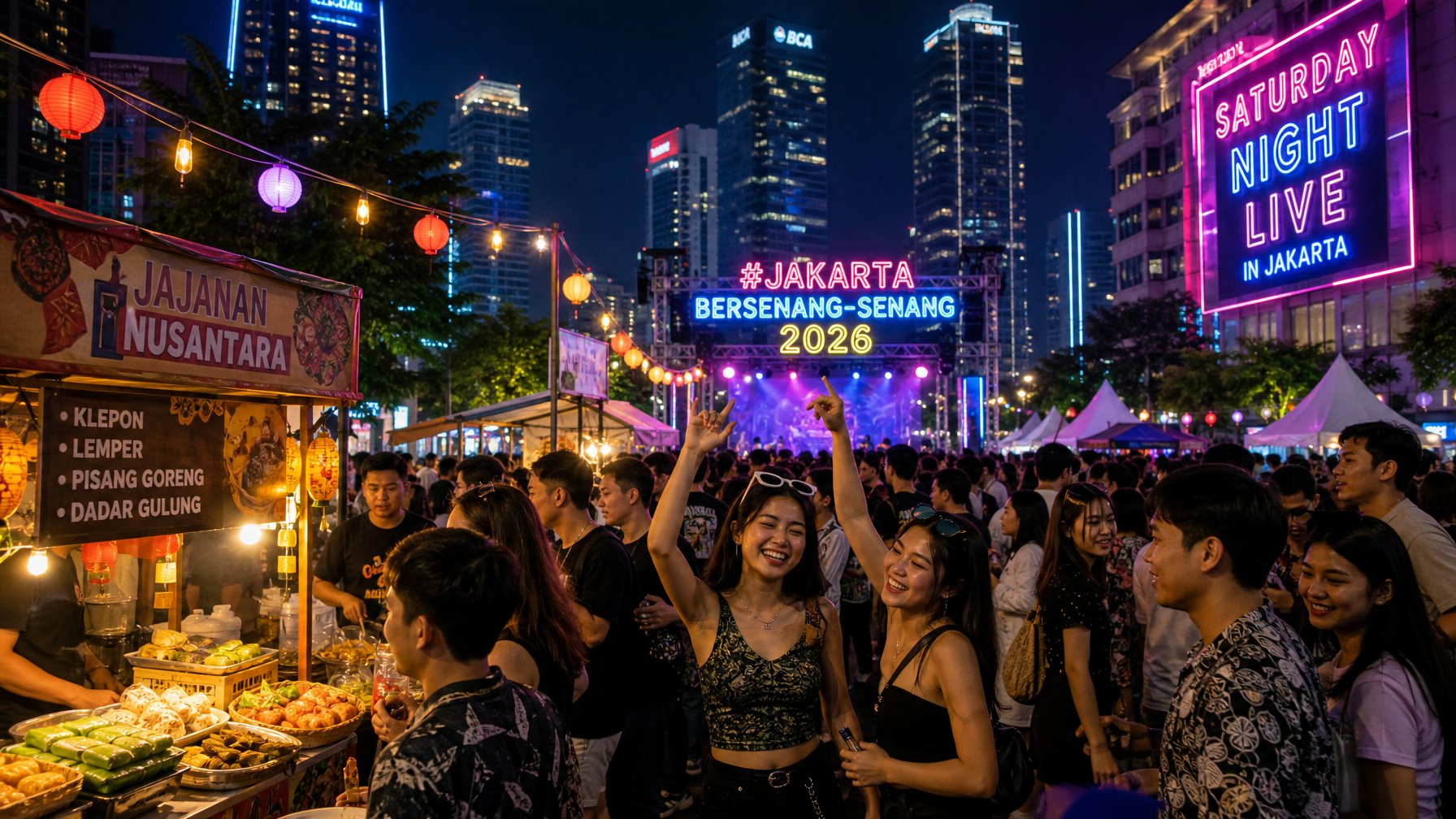 Night Party Indonesia 2026: Event Malam Minggu Paling Seru di Kota Besar