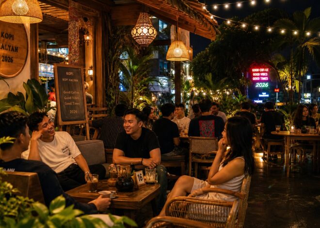 Cafe Malam Terbaik di Indonesia 2026: Tempat Nongkrong Santai Bareng Teman Hingga Larut