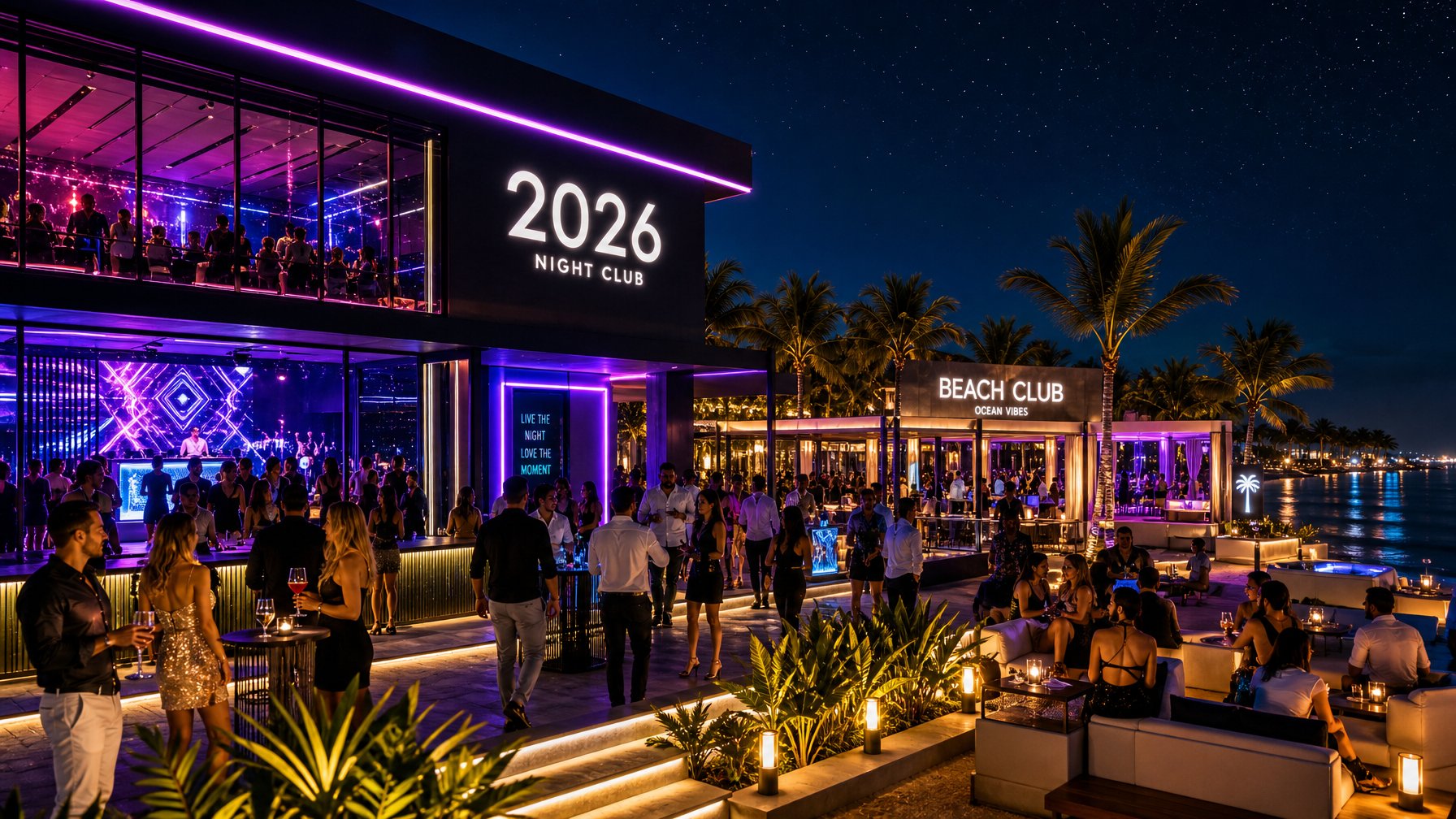 Tempat Wisata Hiburan Malam Terbaru 2026: Night Club dan Beach Club Terbaik yang Wajib Dikunjungi
